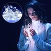 Battery 1m Copper Wire Starry Lights Twinkle String Lights For Decoration Indoor Fairy Lights For Christmas New Year Easter