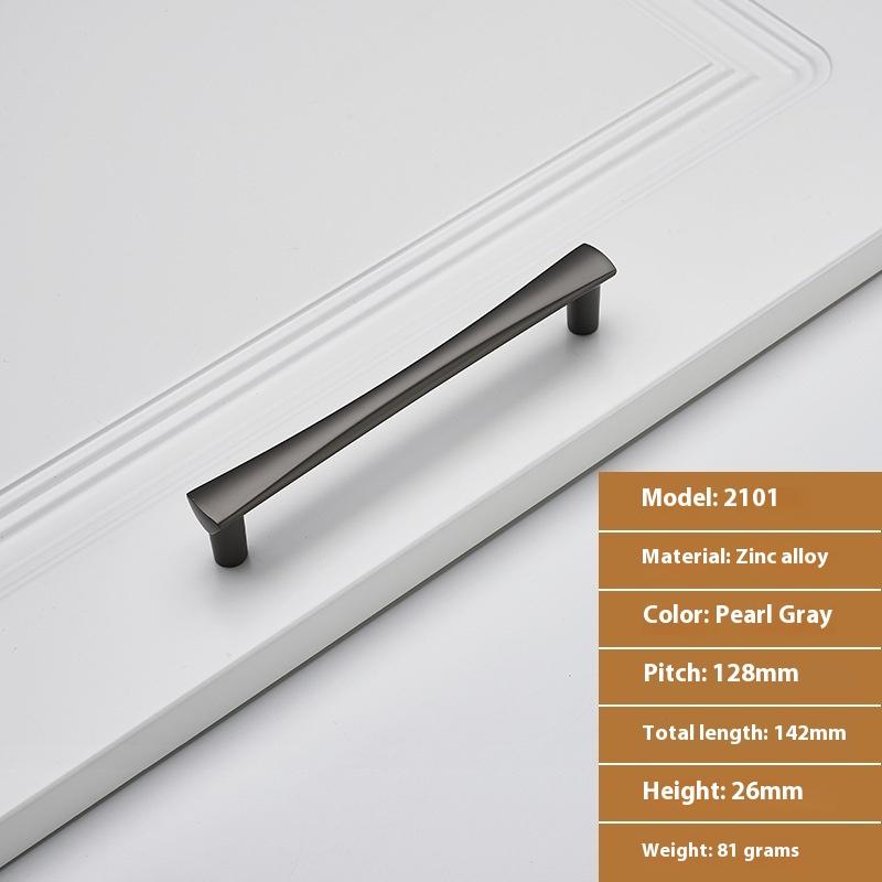 Black Minimalist European Style Cabinet Door Handle Single Hole Drawer Pulls Furniture Hardware Accessory