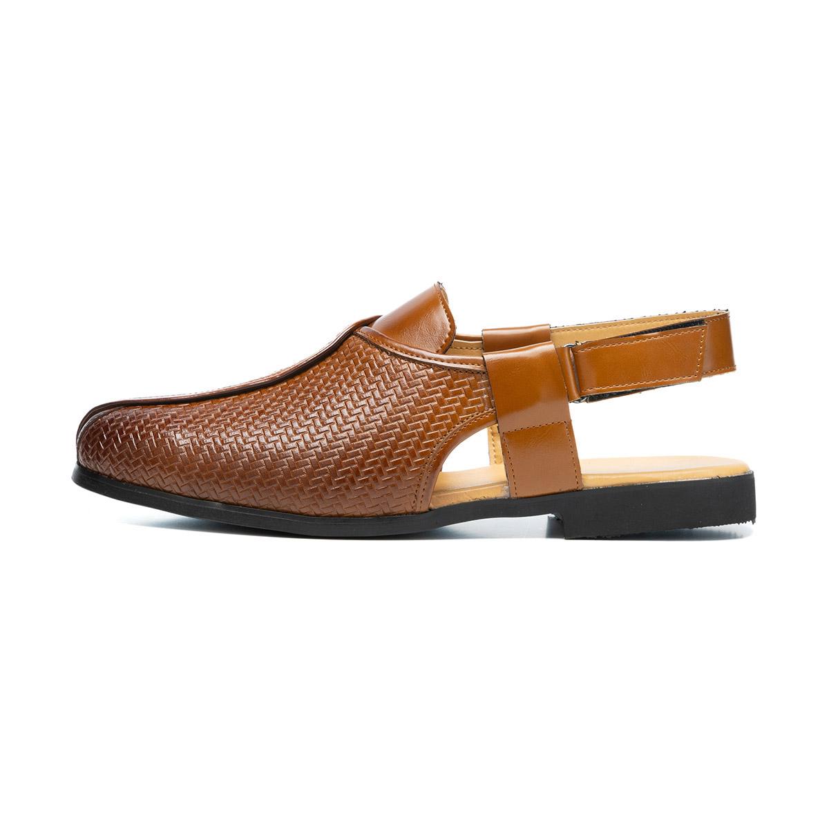 

Модная летняя мужская обувь для бизнеса Повседневный роскошный дизайн Модная обувь для вечеринок и офиса Дышащие уличные сандалии на каждый день 38-46 Горячая 46 коричневый