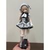 Bjd Doll Outfit Set 1/4 Scale Azone OB22 OB24 Qiliu Hair Style Sweetie 4th Gen Gray White Chapter