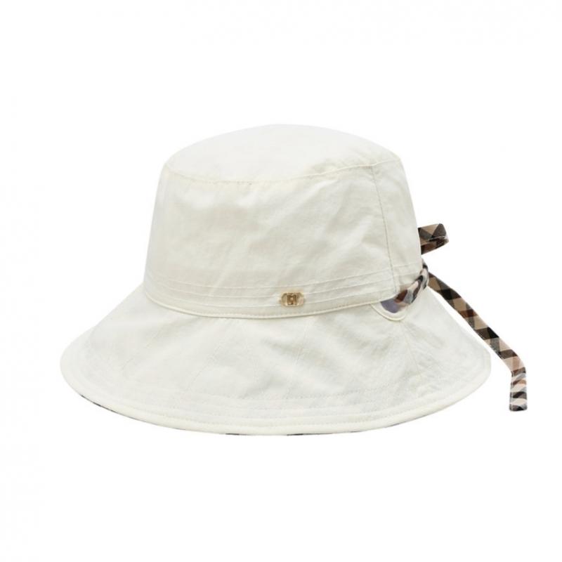 Daks Ivory Strap Decorative Bucket Hat Dbhe5e184iv