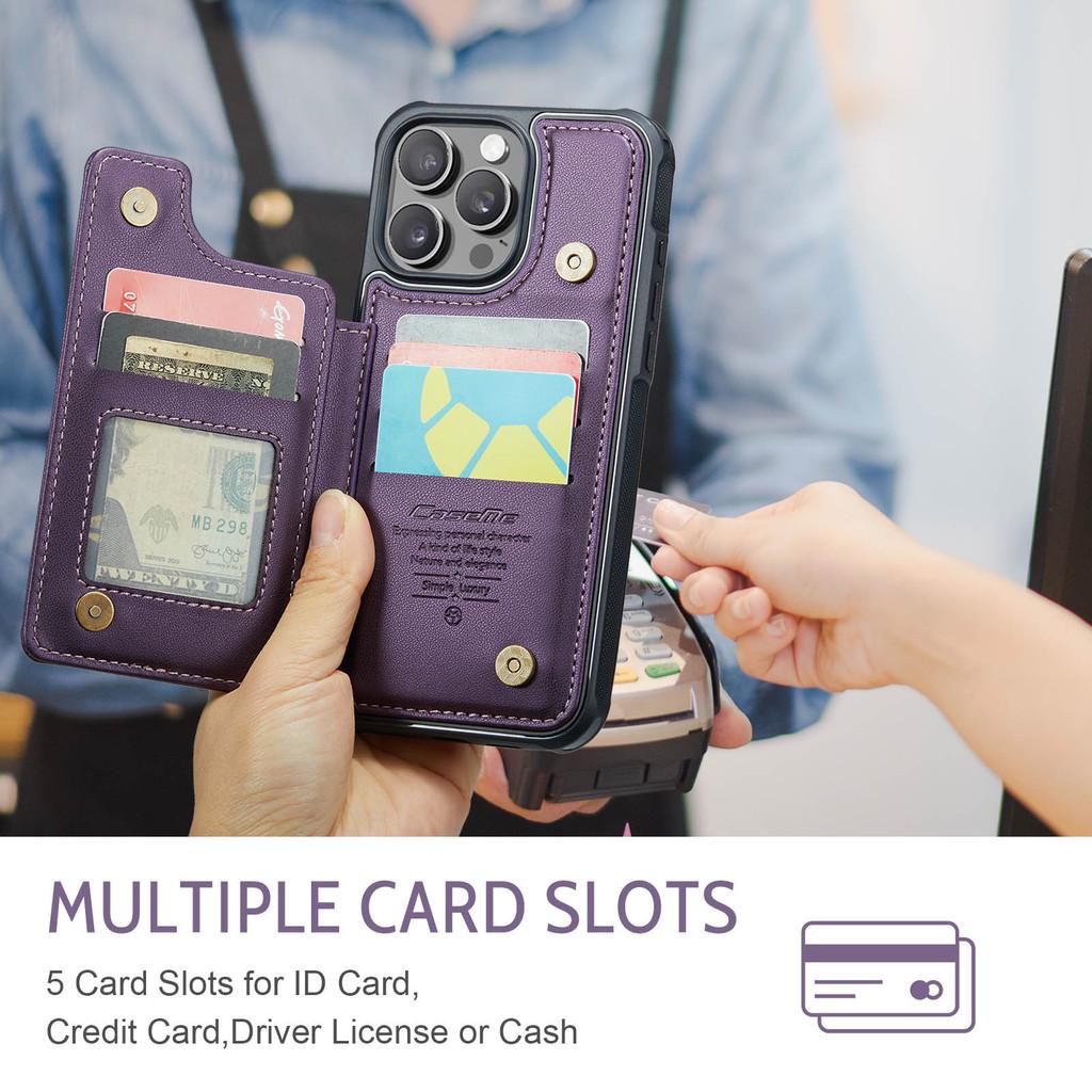 Card Holder Flip Case With Stand And Shockproof Pu Tpu For Home Office