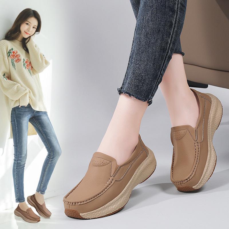 2025 Large Size Spring and Autumn Women's Light and Comfortable Casual Trend, One Pedal Thick Sole Does Not Fall Off the Heel Half Slippers
