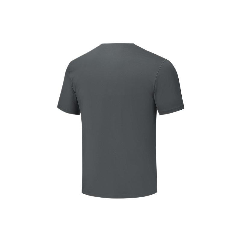 Skechers Round Neck Solid Color Pullover T-Shirt Men Tops P326M037-0715