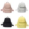 Color Solid Unisex Backpack With Laptop Pocket For Student Commuter Schoolbag