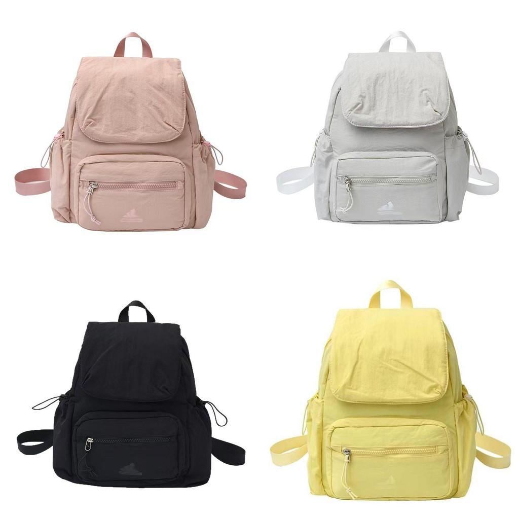 Color Solid Unisex Backpack With Laptop Pocket For Student Commuter Schoolbag