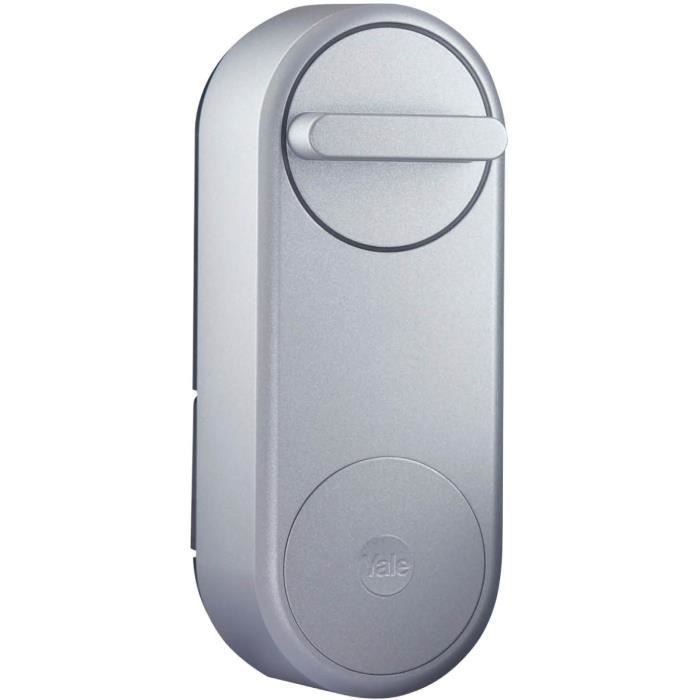 Serrure Connectée Linus® Yale - Argent - Design Élégant Et Sécurisé Sans Clé