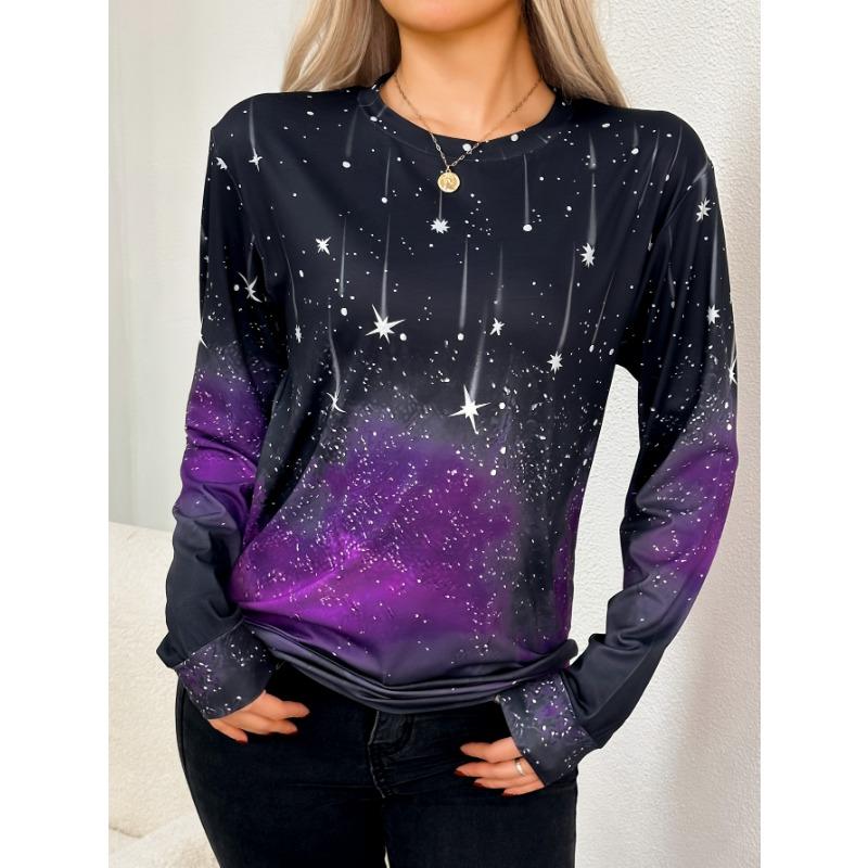 Leopard 3d Print Long SleeveT-Shirt Casual Women's Clothing  Long Sleeve T-shirt Fashion Casual Oversized Tops Tees Female