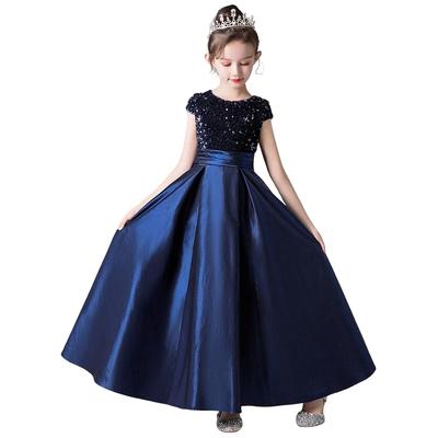 Kids Long Violin Junior Piano [VIISEN] Dress, Dress, Children's Dress, Girls, Elegant, Formal, Concert, Dress, Recital, Wedding, Birthday, Stage,