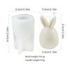 3D Rabbit Egg Mold Silicone Candle Mold for Making Fondant Cake Soap Holiday Decorations