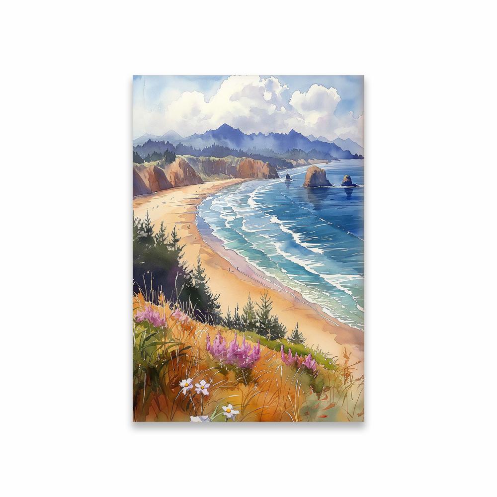Abruzzo Italy Countryside Oil Painting Poster Europe Dubrovnik Croatia Travel Landscape Print Italian Canvas Painting Home Decor