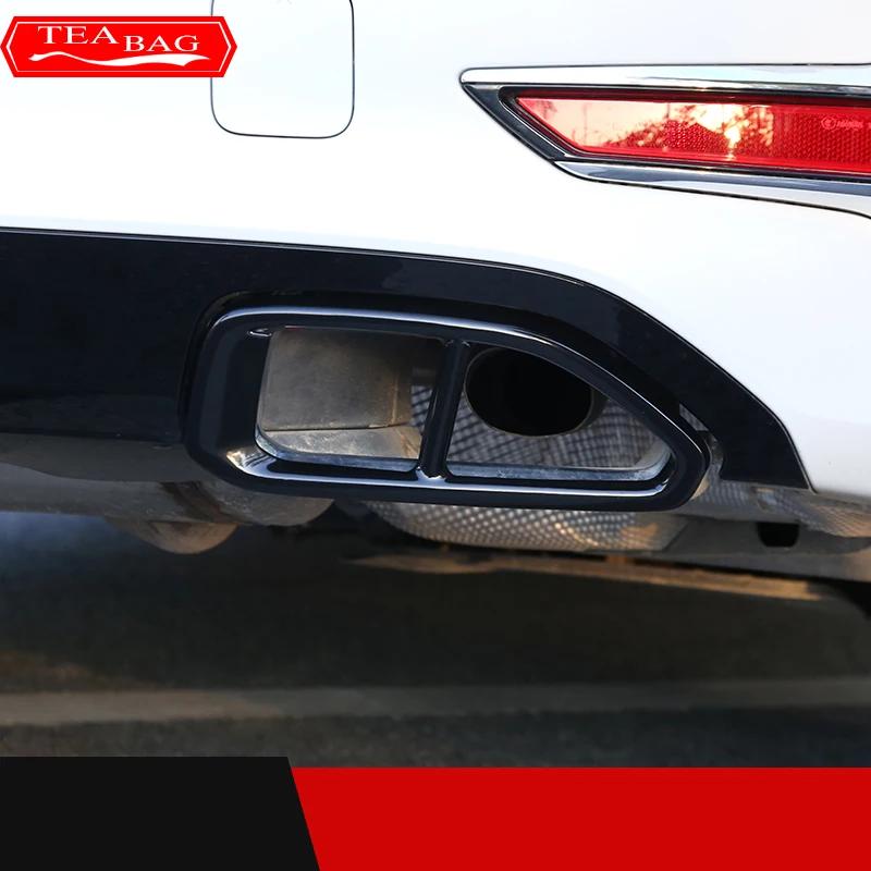 Car Styling Exterior Exhaust Pipe Plating Gas Vent Decorative Frame Tail Throat Modification Accessories For BMW 3 Series G20