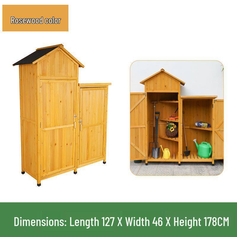 Outdoor Anti-Corrosion Sunscreen Storage Cabinet for Garden and Courtyard