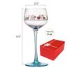 Alsace Style Little People Goblet Wine Glasses Home Decor Wine Glass Suitable For Birthday Christmas And Wedding Gifts  6(fl.oz)