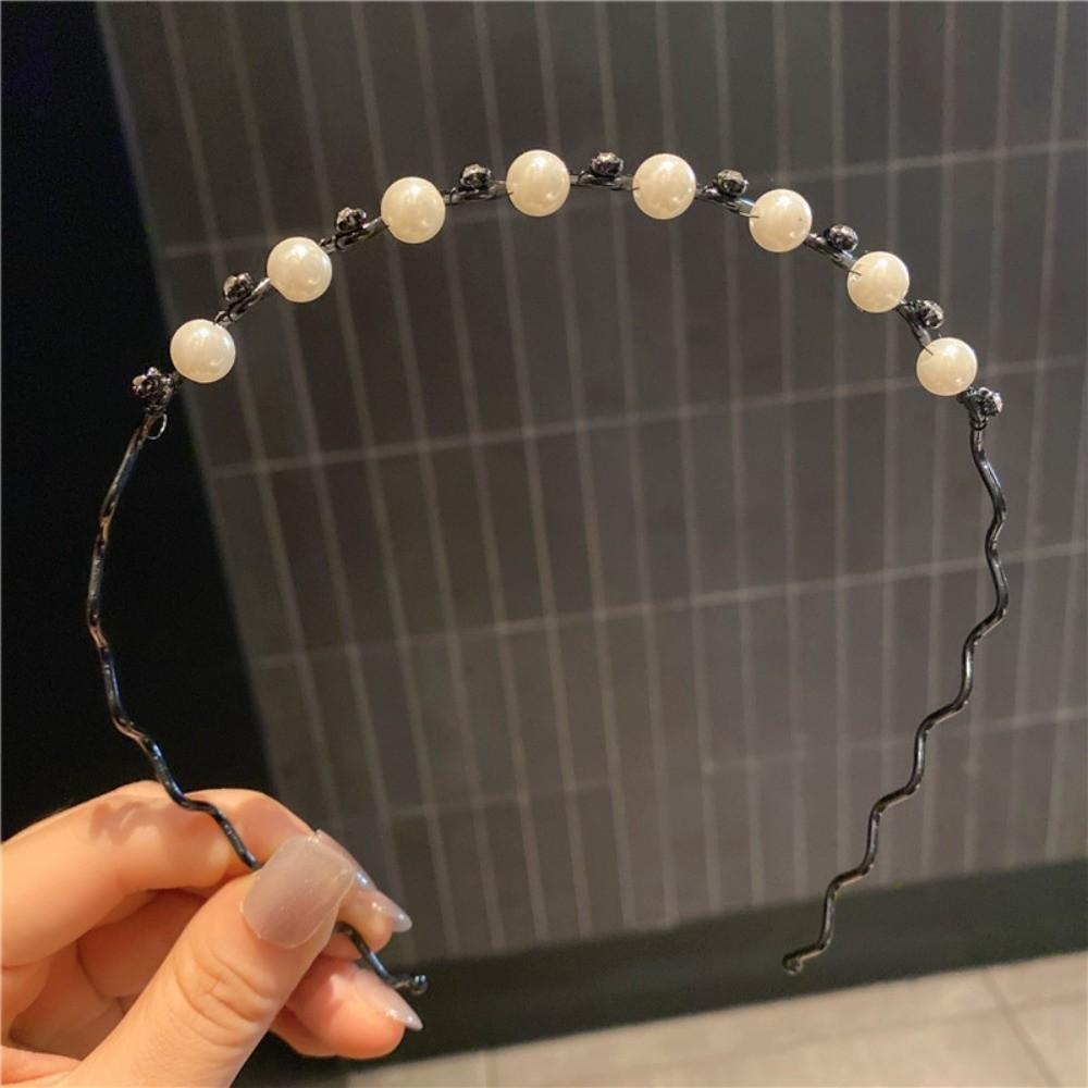 Sweet Hair Band Pearl Hair Hoop Headwear Headband  Hair Accessories