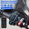 Motorcycle Handlebars Remote Control Wireless Helmet Helmet Button Remote Control Bluetooth Hands-free Kit Phone Media Remote Control