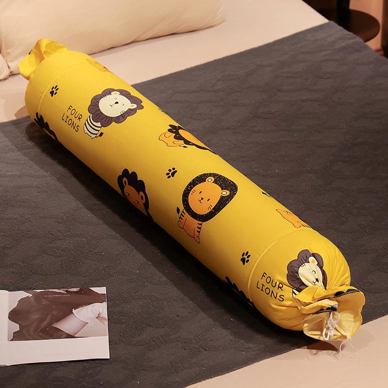 

60/120/150/180cm Candy Shaped Long Pillow Side Sleeping with Leg Clamps Detachable Washable Sleep Artifact Cylindrical Pillow 60cm