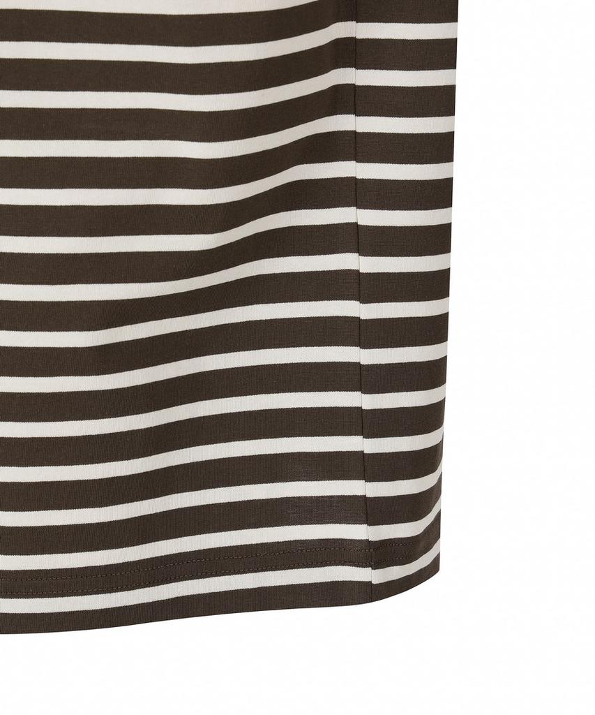 DISCOVERY EXPEDITION Men'S Striped Short Sleeve T-Shirt (Brown)