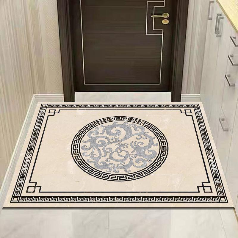 New Chinese Style Entrance Carpet  Living Room Carpet Corridor Floor Mat Household Anti Slip Can Be Cut