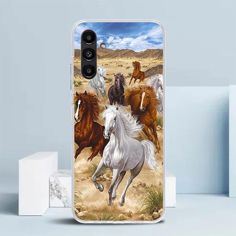 Horse Great Beauty Galloping Phone Case For Samsung Galaxy A17 A37 A57 A16 A15 A14 A13 A56 A55 A54 A53 A36 A35 A34 A33 A26 A25 A