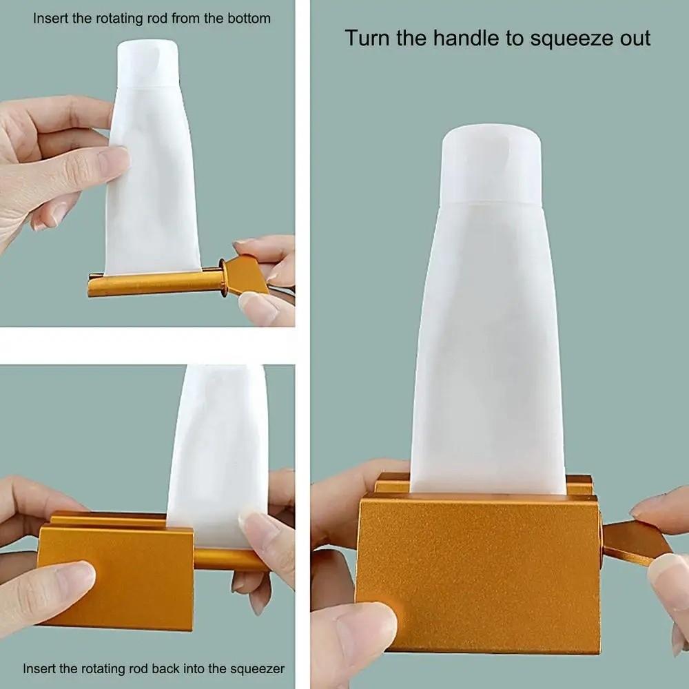 Manual Rotating Toothpaste Squeezer Efficient Usage Cosmetic Paint Extruder  Facial Cleanser