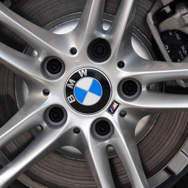 4pcs 16mm 17mm 19mm Logo M Emblem Steering Wheel Badge Rims Sticker For BMW E39 E46 E36 E87 E60 E90 F30 F20 X3 X5 X6 Accessories