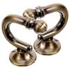 1Pair Premium Alloy Curtain Tieback Hook Wall Mounted for Drapes Curtains Hold Backs Elegant Simple Design Smooth Finish