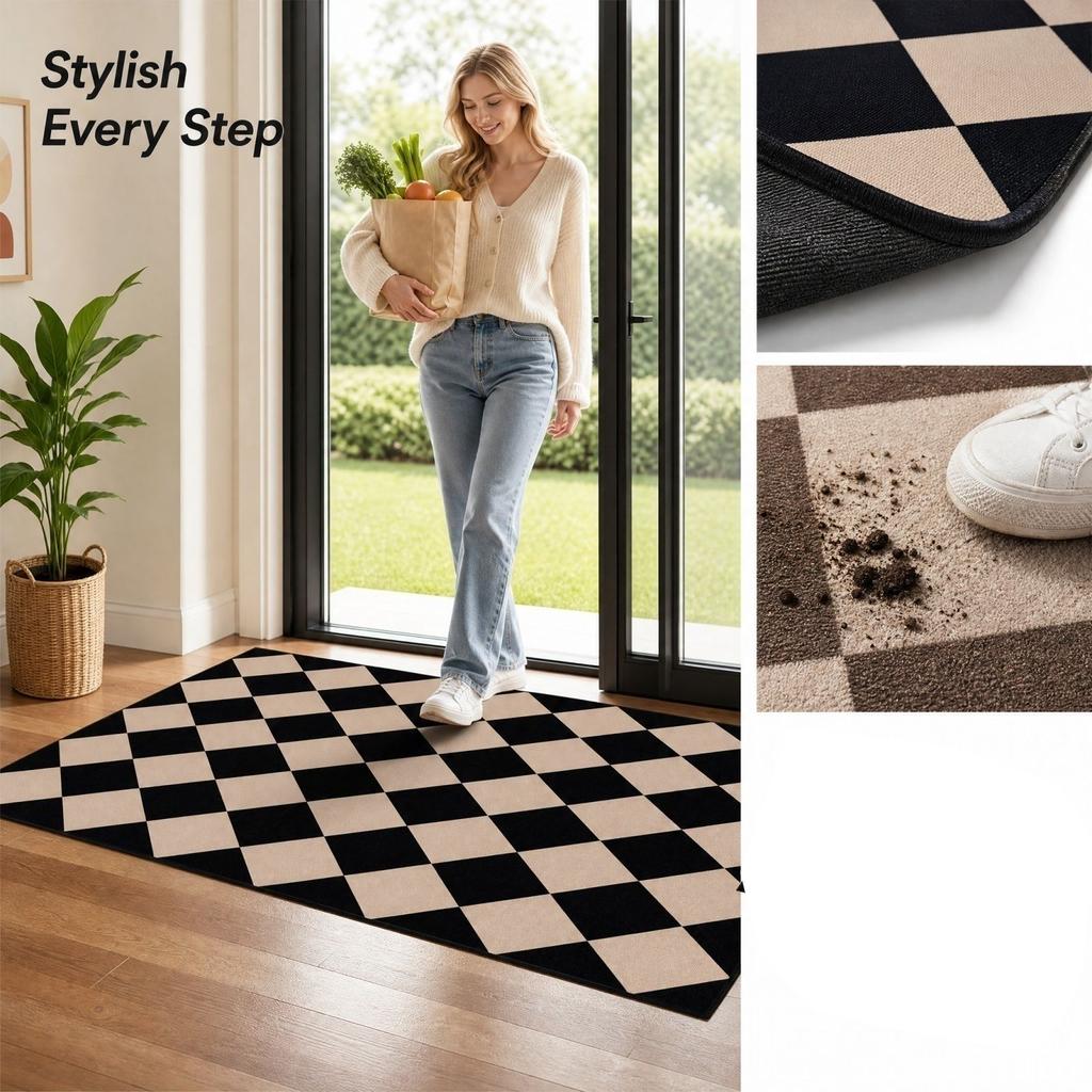 Entryway Door Trap Control Decorative Floor for Front Door, 40 cm