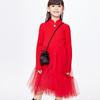 Little MO&Co. Girls' New Chinese Style Merino Wool Dress