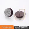 Non-Slip White Nylon Furniture Leg Nails - Moisture-Proof & Round Bottom Cabinet Baseboard Protectors