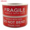 250 Stück Vorsicht Aufkleber Zerbrechlich Vorsichtig behandeln Nicht knicken Zeichen Paketaufkleber