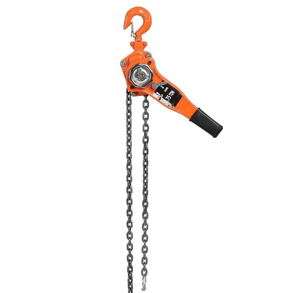 0.75t Orange Color Chain Block Hoist Ratchet Hoist Ratchet Lever Pulley Lifting 3meters