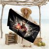 Cristiano Ronaldo's Blue Suit Beach Towel Super Soft Microfiber Quickdry Fabric Comfortable Lightweight