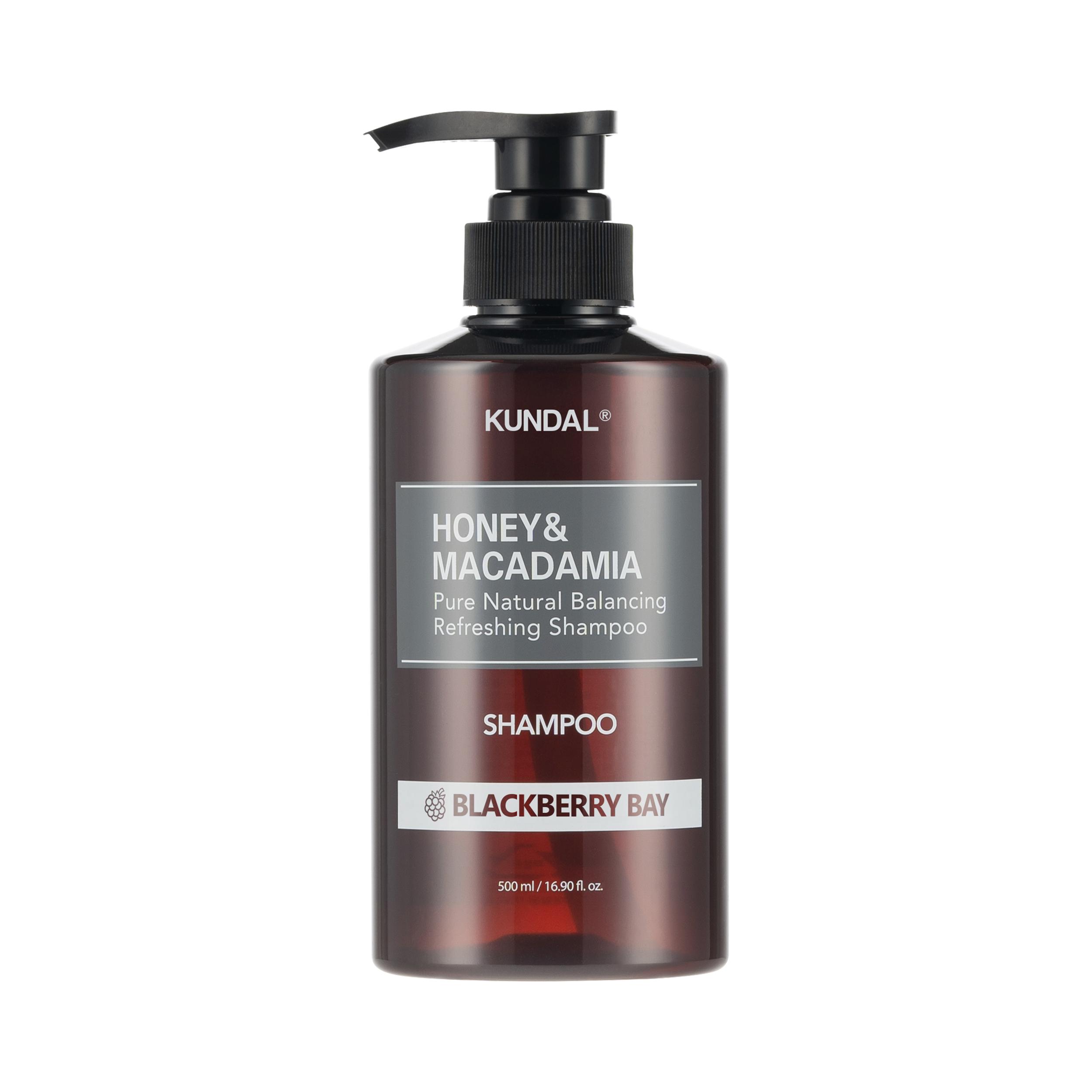 

Шампунь восстанавливающий Ежевика и лавр Honey & Macadamia Shampoo Blackberry Bay Kundal 500 мл
