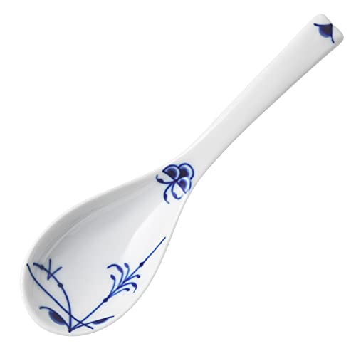 

ROYAL COPENHAGEN [Official Import] Royal Copenhagen Blue Palmette Spoon, 14cm, Wedding Gift, White, 1062944