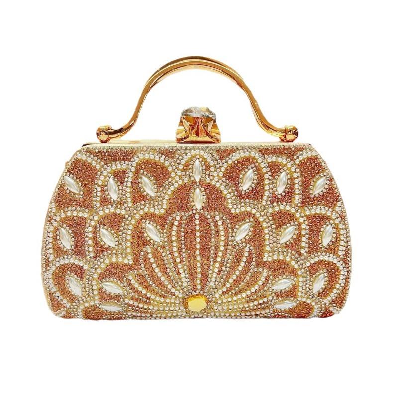 Hand-carried Bag Handbag Cheongsam Bag Women's Small Hand Bag Single-shoulder Cross-shoulder Bag Dinner Party Bag