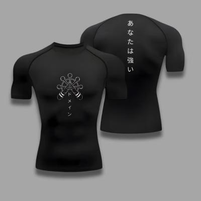 T-shirt de compression | Anime, Jujutsu Kaisen, Vêtements de sport, Gym, Compressions, T-shirt, Vêtements de gym, T-shirt musculaire ZY0034