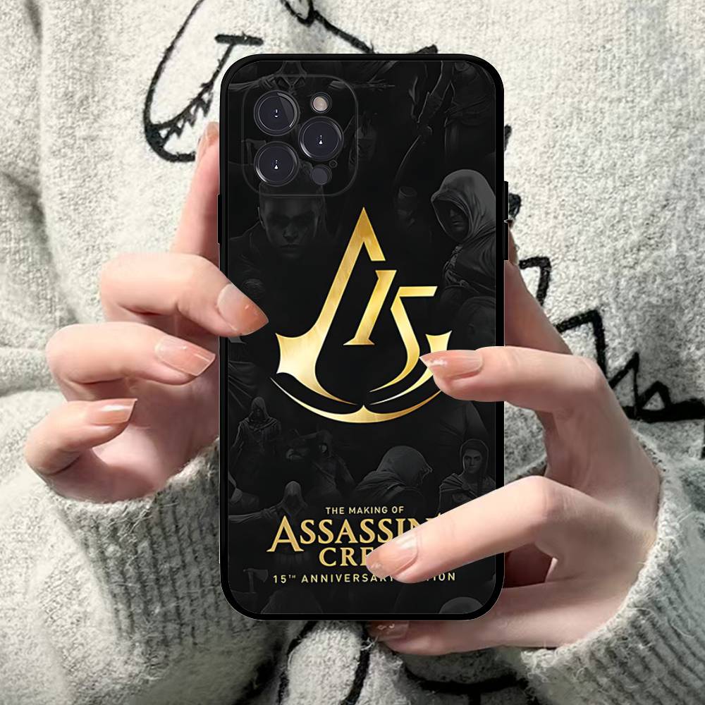 

Чехол для телефона Game A-Assassins Creed S-Shadows для iPhone 16 15 14 13 12 11 17 Pro Max Простота Задняя сторона Мягкий чехол из ТПУ iPhone 12 pro