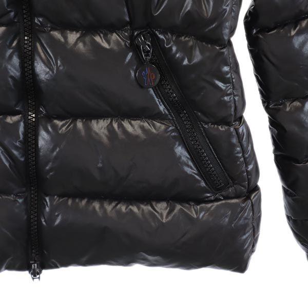 Moncler Пуховик 50,4" черный Вышивка логотипа Детский Б/У