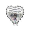 5-Inch Heart & Star Foil Balloons for Birthday Party or Wedding Decorations