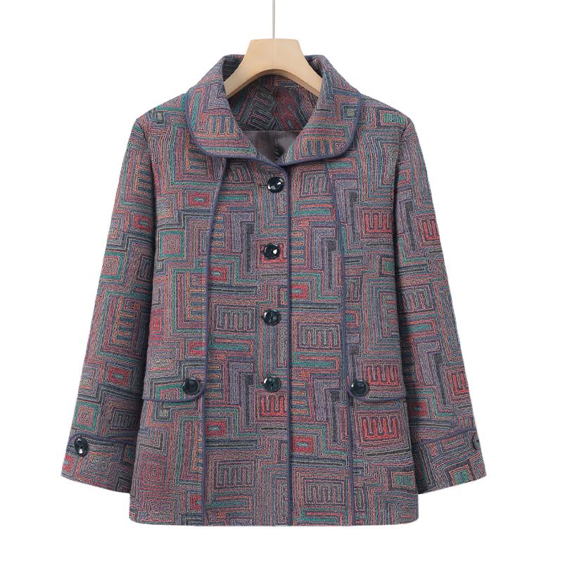

Elegant 2026 Spring Coat for Women - High-End Fashion for Seniors 2XL (Recommended 105-120 jin)