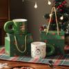 Christmas Ceramic Mug Gift Set High Value Creative Water Cup Coffee Cup Holiday Event Souvenir