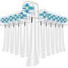 Replacement Brushes Compatible with Oral B Compatible with Oral B IO and 10 Electric Toothbrushes IO, 2, 3, 4, 5, 6, 7, 8, 9, (12 Pieces)