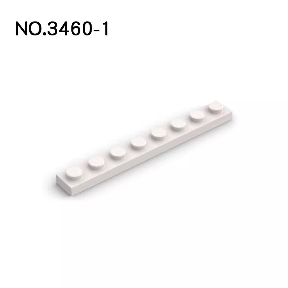 20Pcs MOC 3460 Plate 1 X 8 Brick Parts Building Blocks Particle DIY Kids Brain Game Assmble Toy Birthday Gift