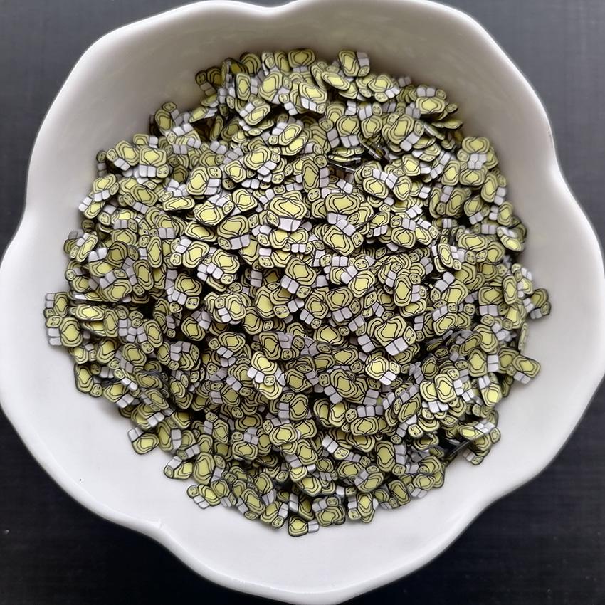 1KG DIY Craft Slime Supplies Filler Polymer Sprinkles Slices Animal Smile Bee Polymer Clay Sprinkles 1kg