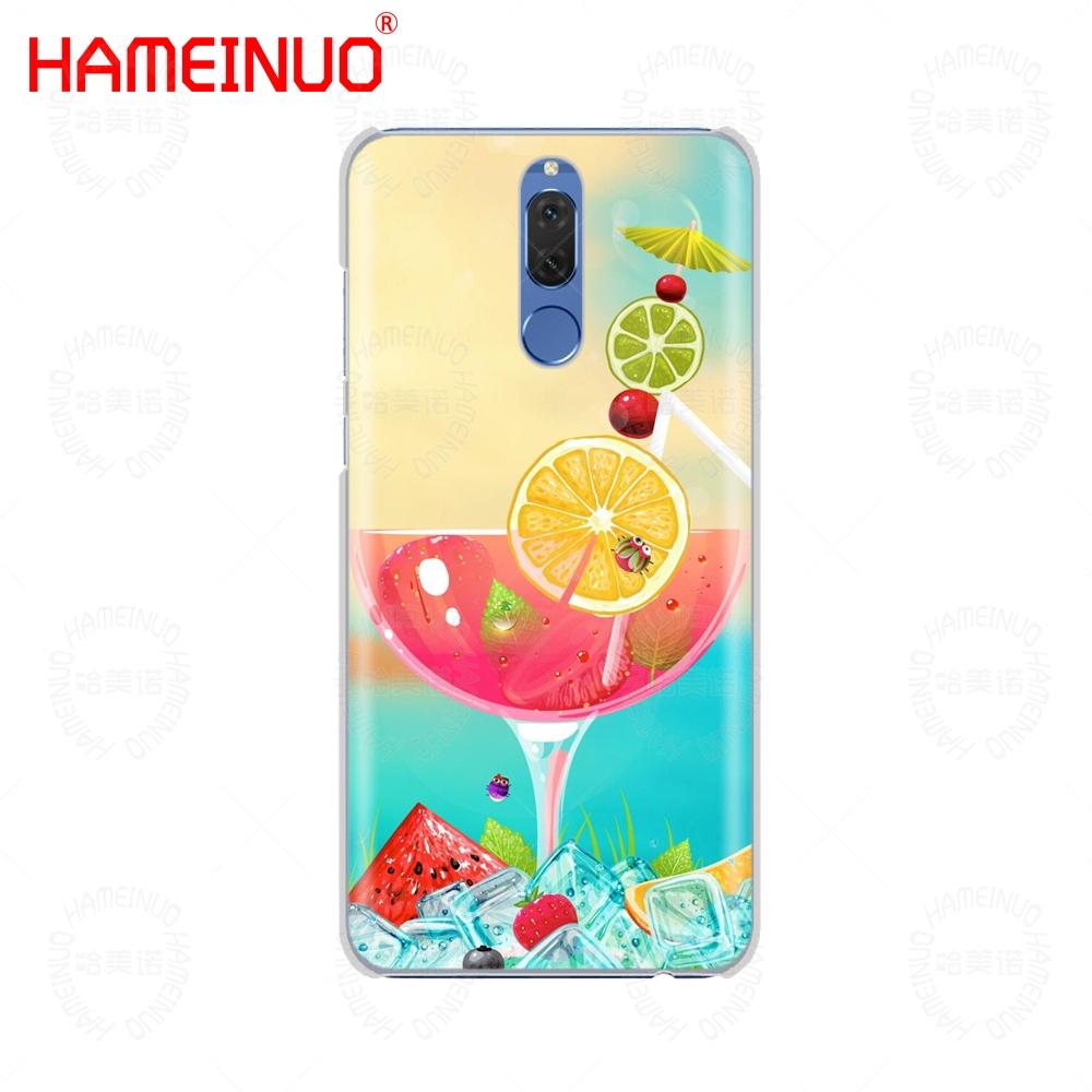 HAMEINUO Beer Summer Cocktai Food Cover phone Case for Huawei NOVA 2 2S 3e PLUS LITE p smart 2018 enjoy 7s mate 7 8 9 10 pro