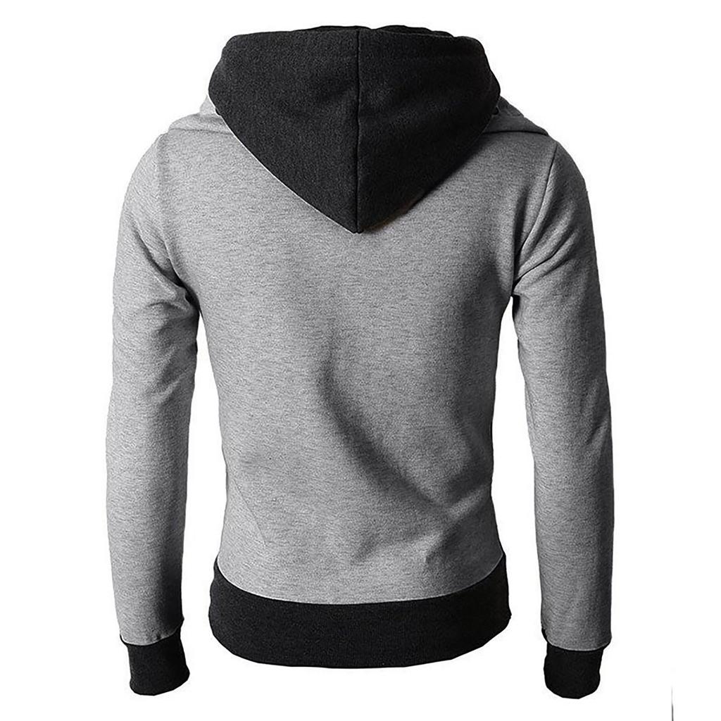 Men's Hooded Zippered Sweater Casual  Winter Jacket Sports Outdoor Men's Clothing