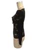 Scallop Neck Edge One-Line Collar Strapless Single-Layered Lace Slim T-Shirt Long Sleeve Tops Versatile Closet Essential Fashion Items Shirt