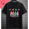 Funny I May Not Be Perfect But My Nails Are Slogan Unisexicurist Graphic Tshirt Pure Cotton Shortsleeve Round Neck Casual Tee