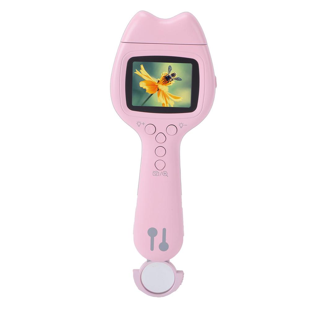 Handheld Digital Microscope 2.0 Inch Display Telephoto Double Lens 500X Optical Magnification Digital Zoom   Digital Microscope